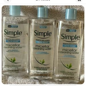 3X Simple Micellar Cleaning Water With Minerals And Plant Extract 13.5 FL OZ